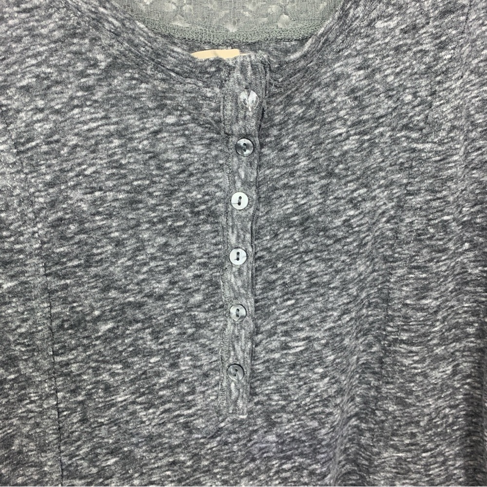 Hollister Y2K Long Sleeve Henley Top - Picture 4 of 11